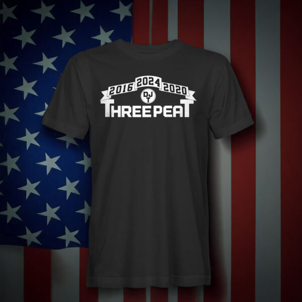 2016 2024 2020 Trump Threepeat T-Shirt