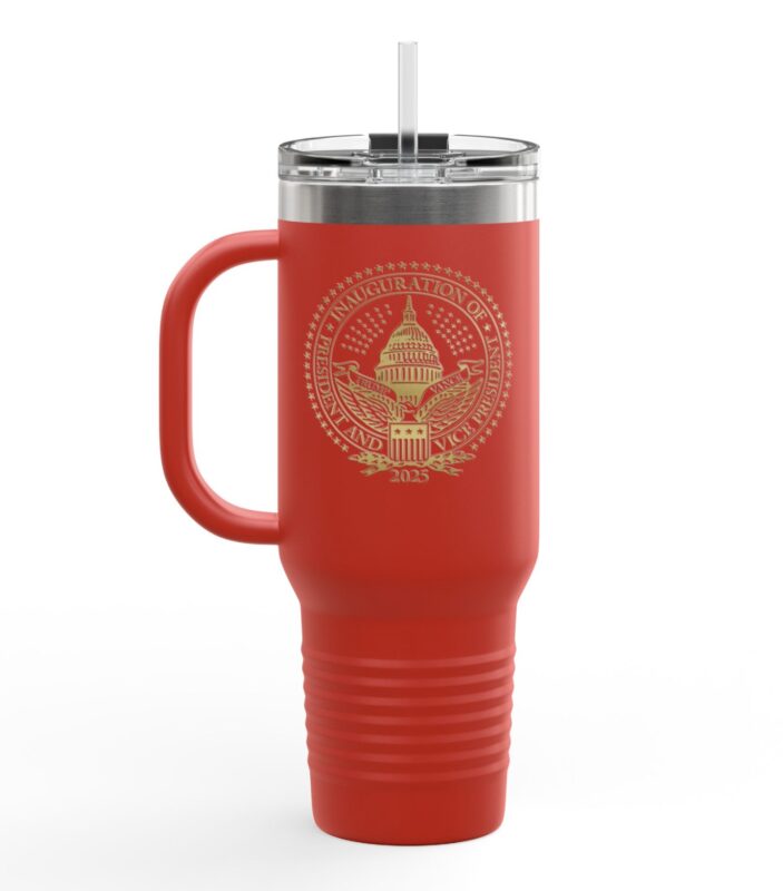 2025 Trump Inaugural: 40oz Insulated Travel Mug for Patriotic Americans 9 2025 Trump Inaugural Insulated Travel Mug, 40oz US