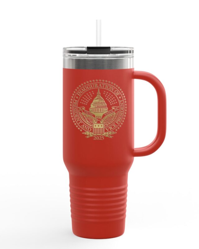 2025 Trump Inaugural: 40oz Insulated Travel Mug for Patriotic Americans 8 2025 Trump Inaugural Insulated Travel Mug, 40oz US