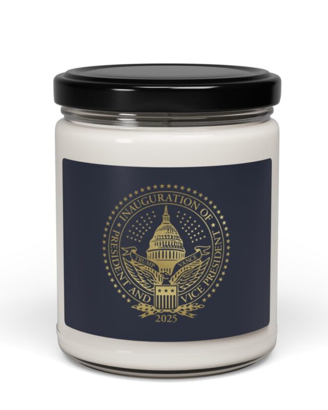 2025 Trump Inaugural: Commemorative Soy Candle with Patriotic Aroma 14 2025 Trump Inaugural Scented Soy Candle, 9oz