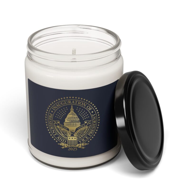 2025 Trump Inaugural: Commemorative Soy Candle with Patriotic Aroma 11 2025 Trump Inaugural Scented Soy Candle, 9oz