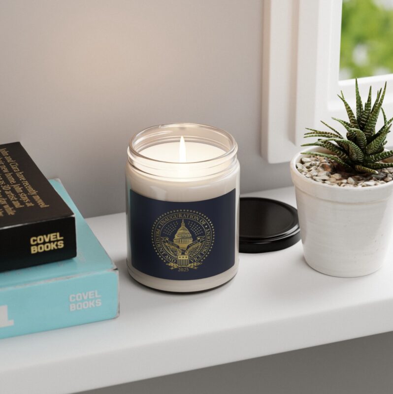 2025 Trump Inaugural: Commemorative Soy Candle with Patriotic Aroma 10 2025 Trump Inaugural Scented Soy Candle, 9oz