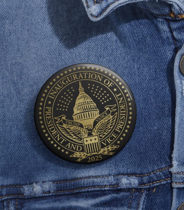 2025 Trump Inaugural Seal Black Buttons: Commemorate the Historic Event 4 2025 Trump Inaugural Seal Black Buttons