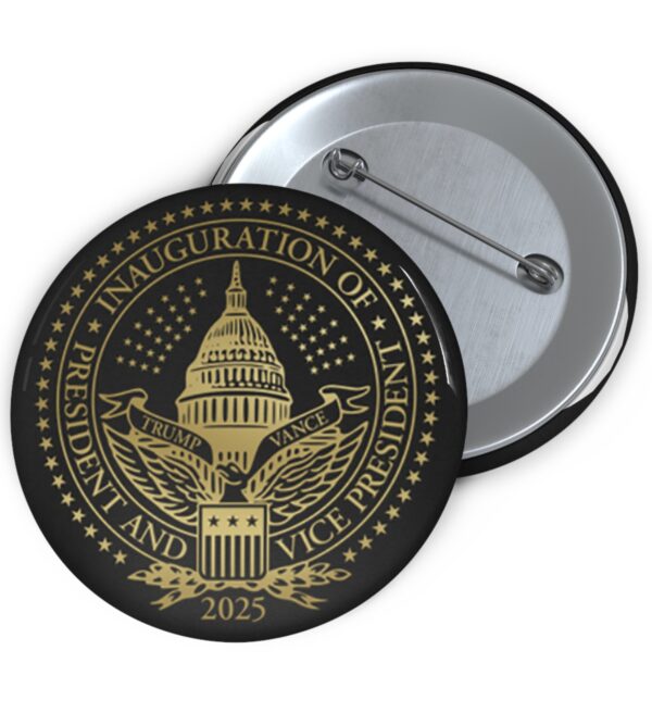 2025 Trump Inaugural Seal Black Buttons