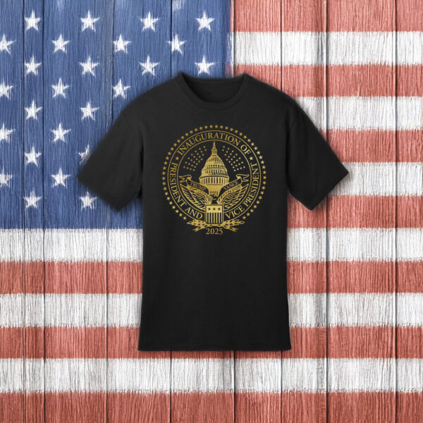 2025 Trump Inaugural Seal Black T-Shirt