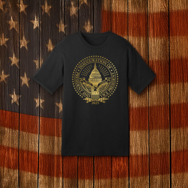 2025 Trump Inaugural Seal Black T-Shirt