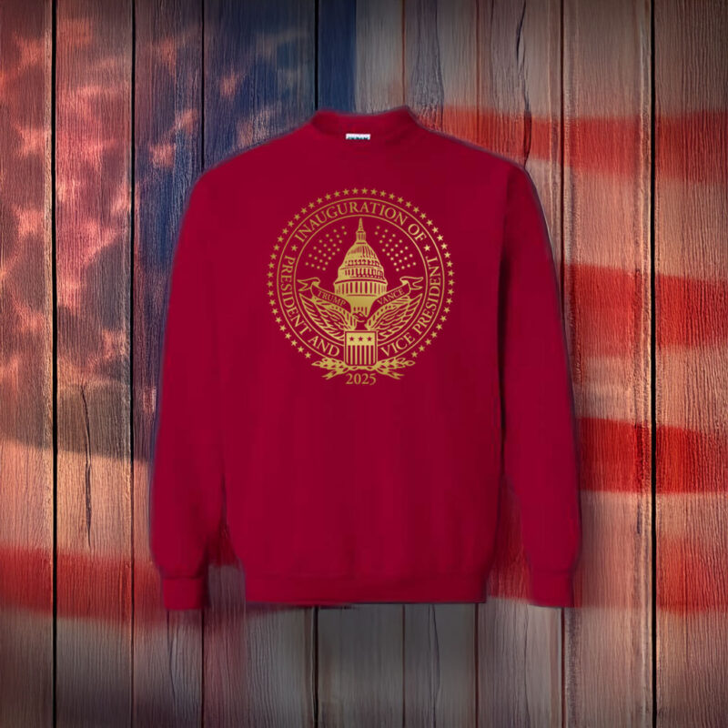 2025 Trump Inaugural Seal Cardinal Crewneck Fleece Sweatshirt 6 2025 Trump Inaugural Seal Cardinal Crewneck Fleece Sweatshirt