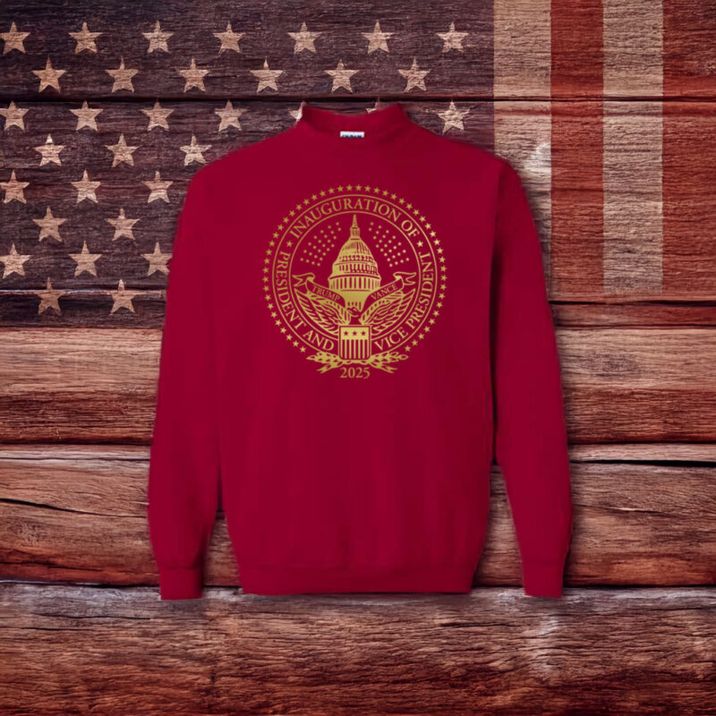 2025 Trump Inaugural Seal Cardinal Crewneck Fleece Sweatshirt 8 2025 Trump Inaugural Seal Cardinal Crewneck Fleece Sweatshirt
