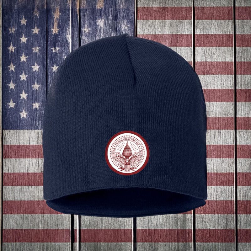 2025 Trump Inaugural Seal Navy Knit Beanie 8 2025 Trump Inaugural Seal Navy Knit Beanie