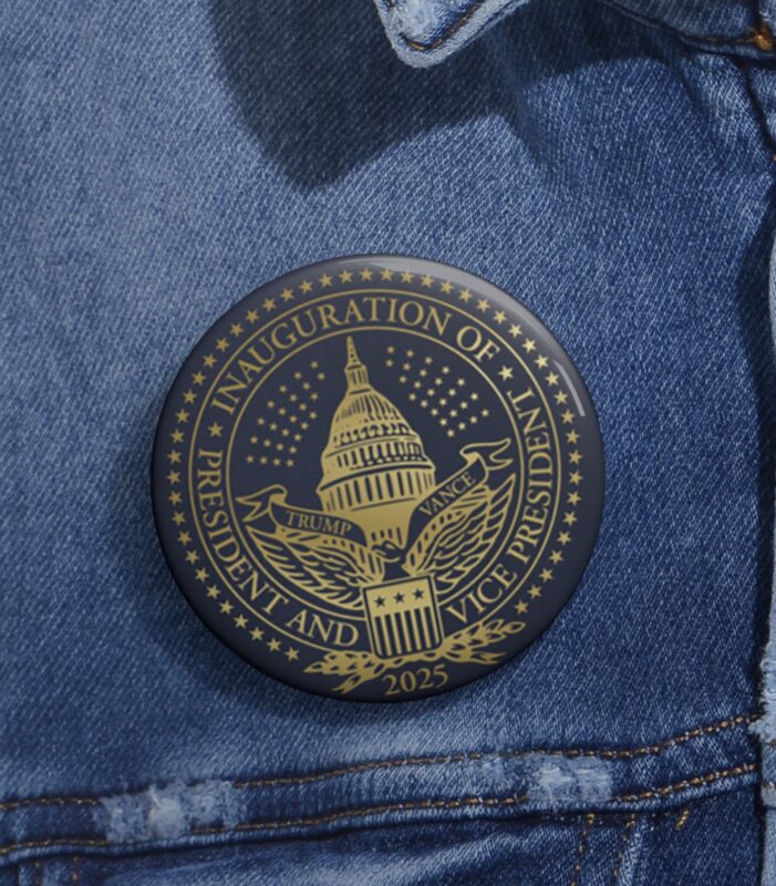 2025 Trump Inaugural Seal Navy Buttons 4 2025 Trump Inaugural Seal Navy Buttons