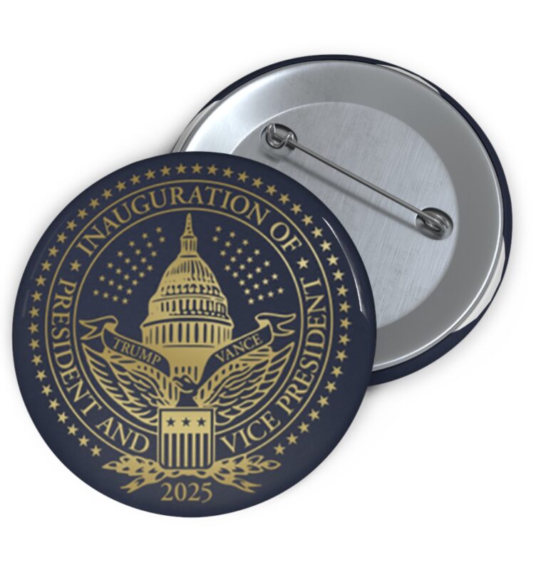 2025 Trump Inaugural Seal Navy Buttons 5 2025 Trump Inaugural Seal Navy Buttons