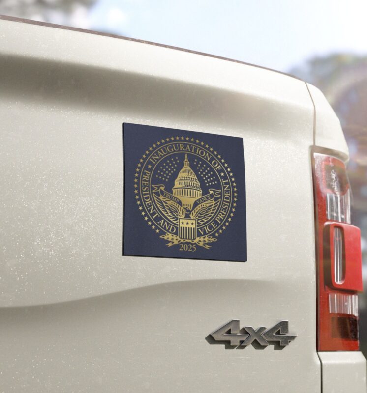 2025 Trump Inaugural Seal Navy Car Magnets: Show Your Support with Pride 8 2025 Trump Inaugural Seal Navy Car Magnets