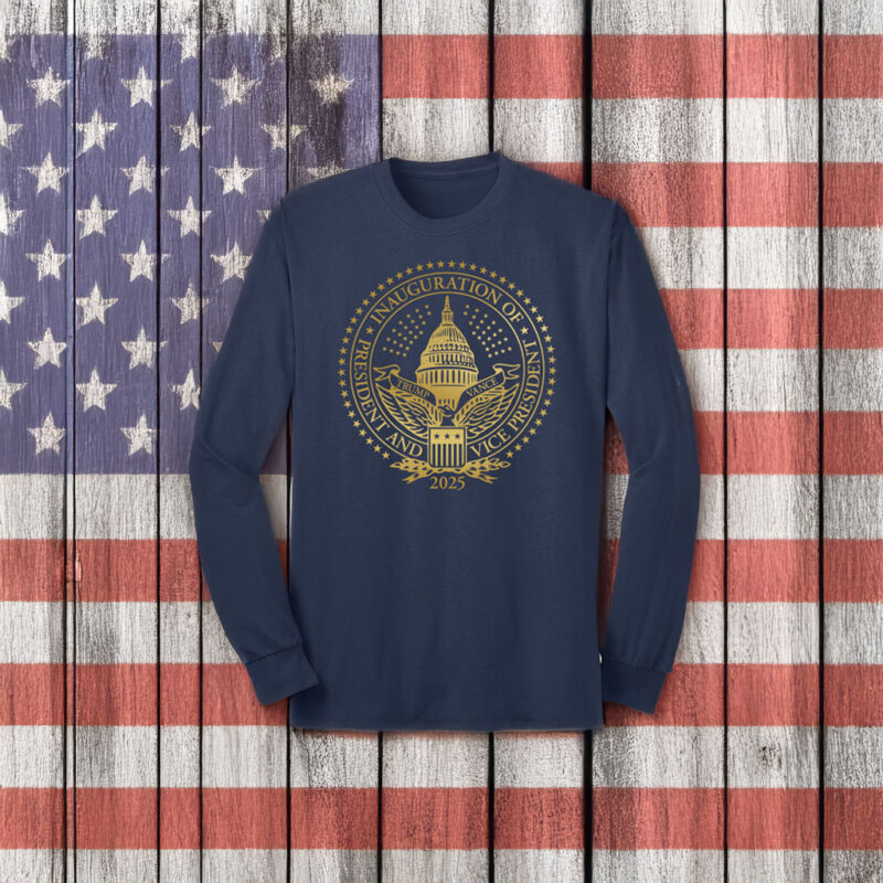 2025 Trump Inaugural Seal Navy Long Sleeve T-Shirt 6 2025 Trump Inaugural Seal Navy Long Sleeve T-Shirt