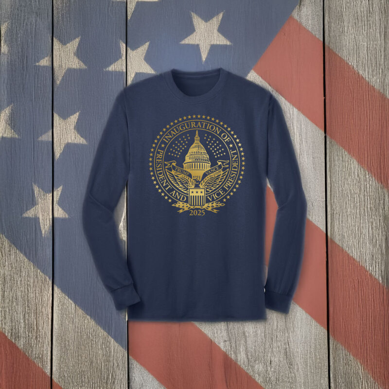 2025 Trump Inaugural Seal Navy Long Sleeve T-Shirt 8 2025 Trump Inaugural Seal Navy Long Sleeve T-Shirt