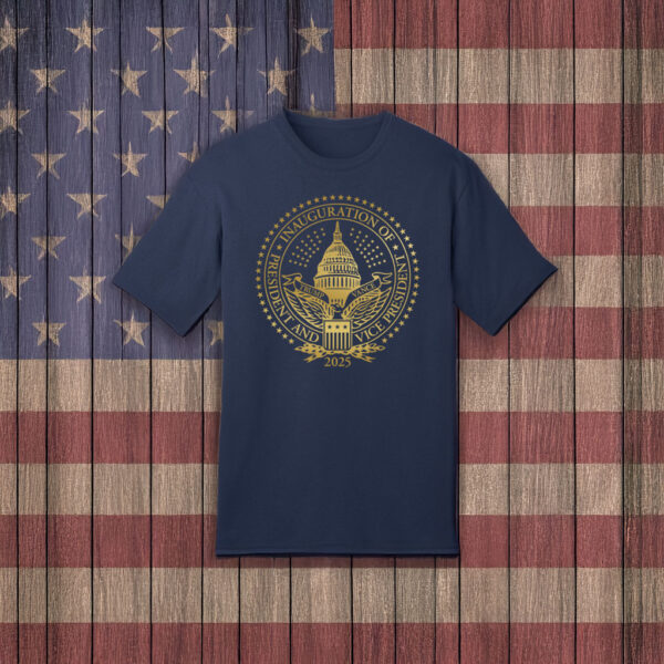 2025 Trump Inaugural Seal Navy T-Shirt