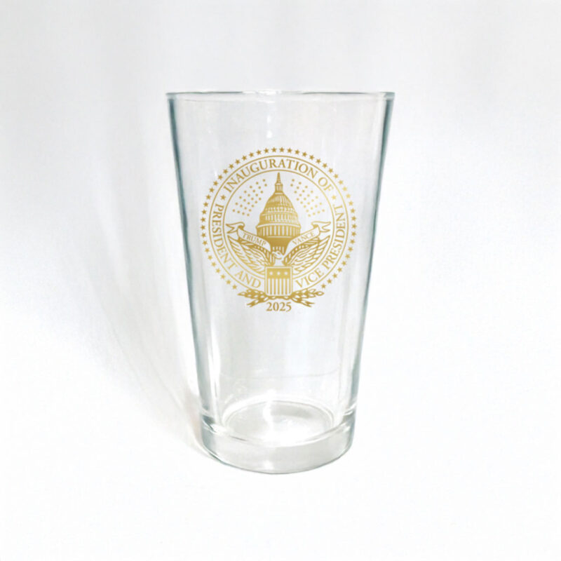 2025 Trump Inaugural Seal Pint Glass 6 2025 Trump Inaugural Seal Pint Glass