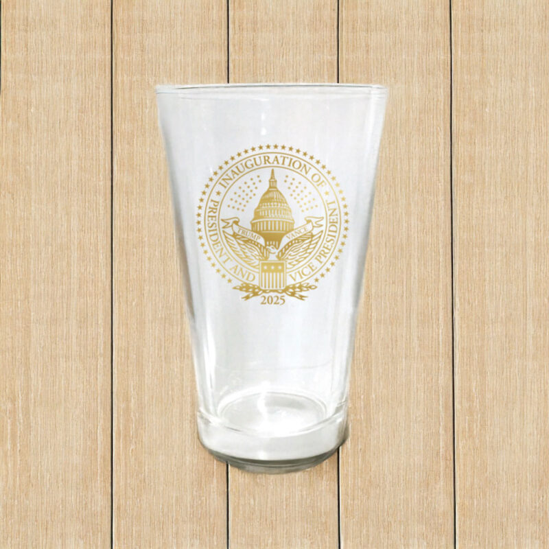 2025 Trump Inaugural Seal Pint Glass 7 2025 Trump Inaugural Seal Pint Glass