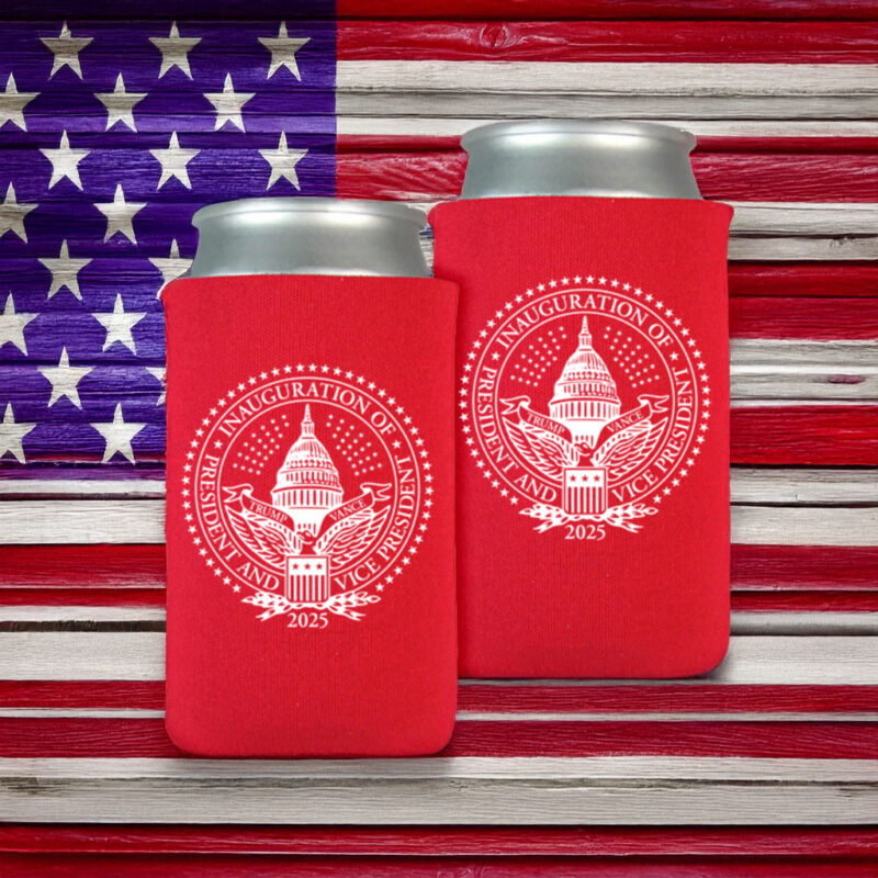 2025 Trump Inaugural Seal Red Beverage Cooler 6 2025 Trump Inaugural Seal Red Beverage Cooler