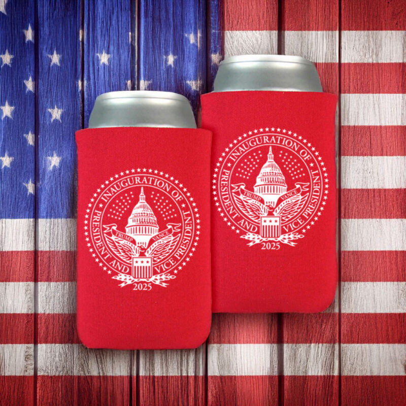 2025 Trump Inaugural Seal Red Beverage Cooler 8 2025 Trump Inaugural Seal Red Beverage Cooler