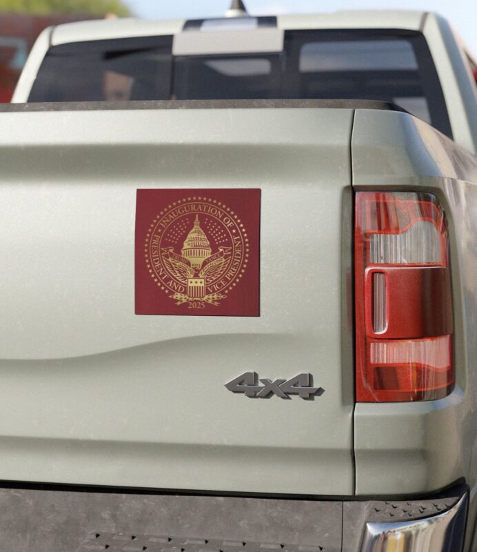2025 Trump Inaugural Seal Red Car Magnets: Show Your Support with Pride 8 2025 Trump Inaugural Seal Red Car Magnets