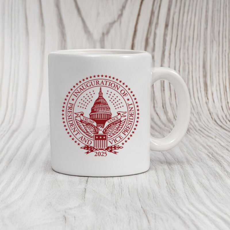 2025 Trump Inaugural Seal White Coffee Mug 6 2025 Trump Inaugural Seal White Coffee Mug