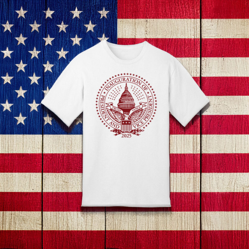 2025 Trump Inaugural Seal White T-Shirt 12 2025 Trump Inaugural Seal White T-Shirt