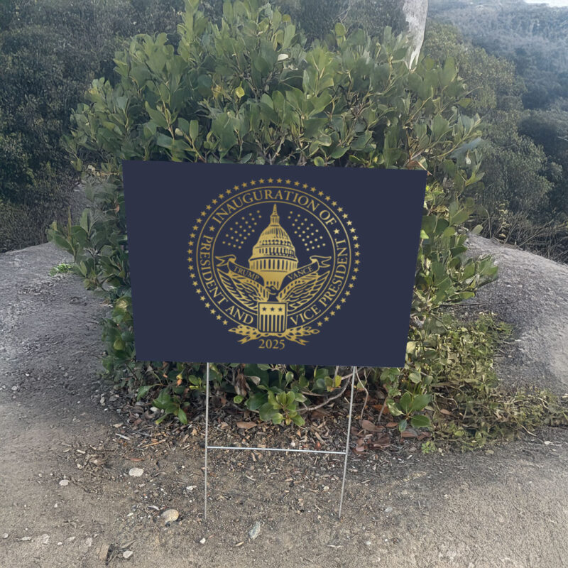 2025 Trump Inaugural Seal Yard Sign 9 2025 Trump Inaugural Seal Yard Sign