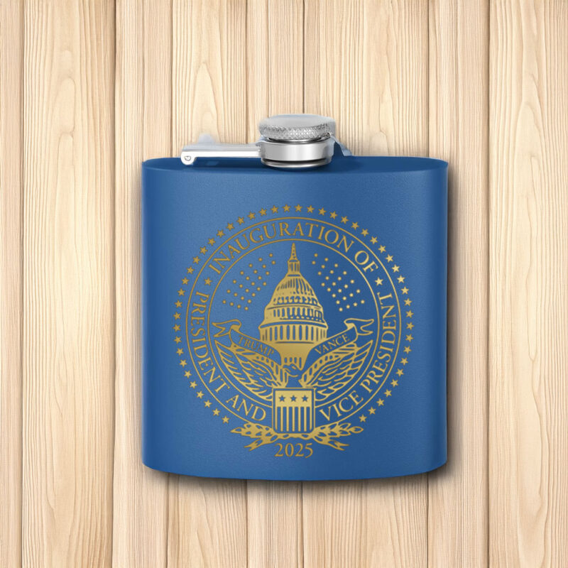 2025 Trump Inaugural Stainless Steel Flask: Commemorate the Historic Occasion 6 2025 Trump Inaugural Stainless Steel Flask, 6oz