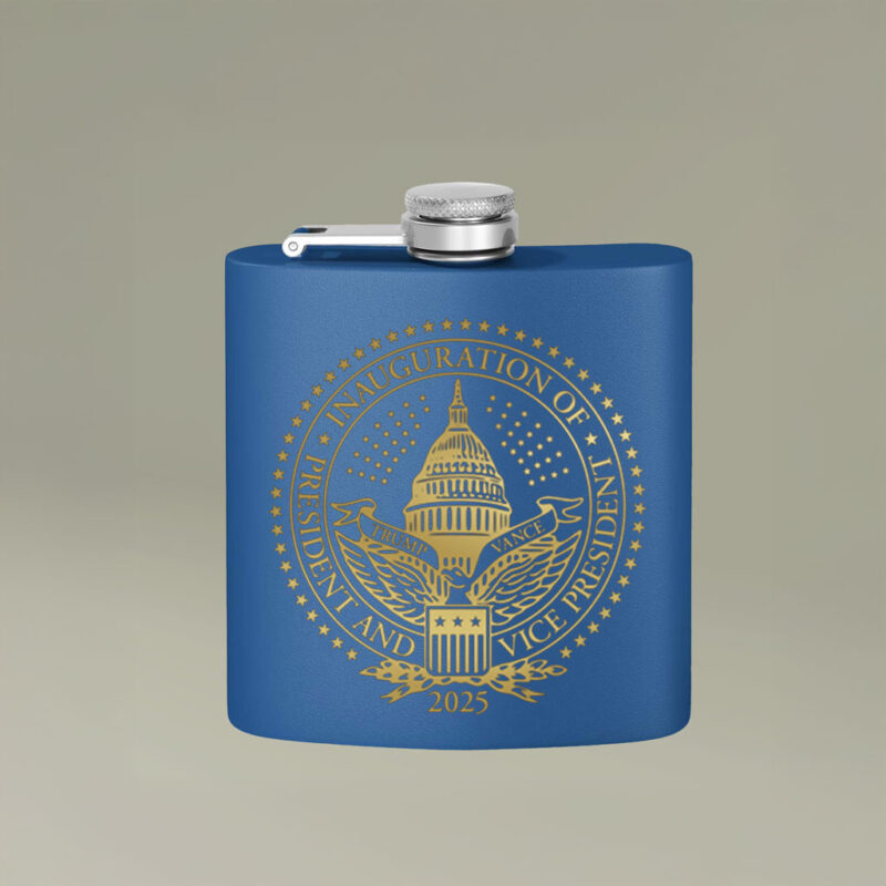 2025 Trump Inaugural Stainless Steel Flask: Commemorate the Historic Occasion 8 2025 Trump Inaugural Stainless Steel Flask, 6oz