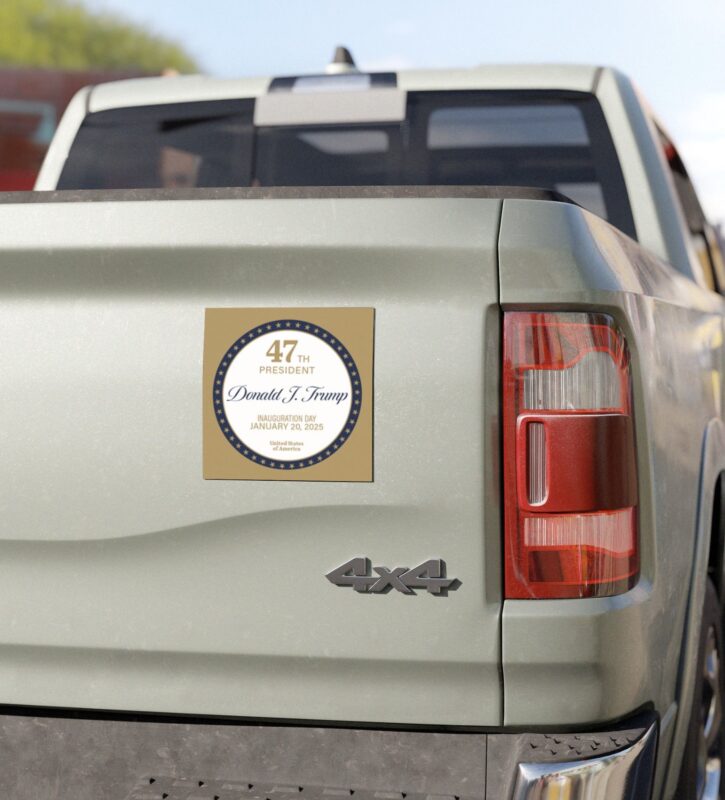 2025 Trump Inauguration Day Commemorative Car Magnets 8 2025 Trump Inauguration Day Car Magnets