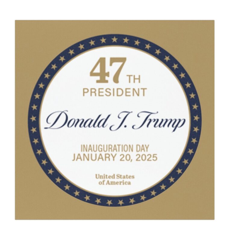 2025 Trump Inauguration Day Commemorative Car Magnets 10 2025 Trump Inauguration Day Car Magnets