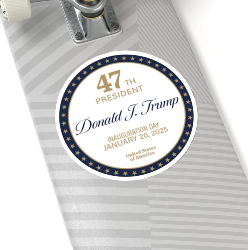 Celebrate the 2025 Trump Inauguration with Exclusive Commemorative Stickers 8 2025 Trump Inauguration Day Stickers US