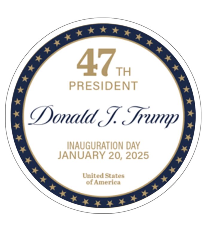 Celebrate the 2025 Trump Inauguration with Exclusive Commemorative Stickers 11 2025 Trump Inauguration Day Stickers US