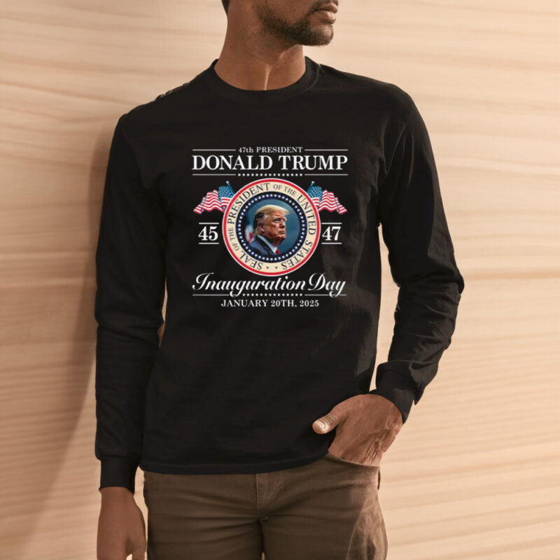 47th President Inauguration Day Commemorative T-Shirt 11 47 President Tshirt, Trump Inauguration Day T-Shirt3