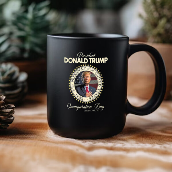 47th President Trump Mug, President Donald Trump Inauguration Day 2025 Mug, Trump Vance 2025 Mugs3