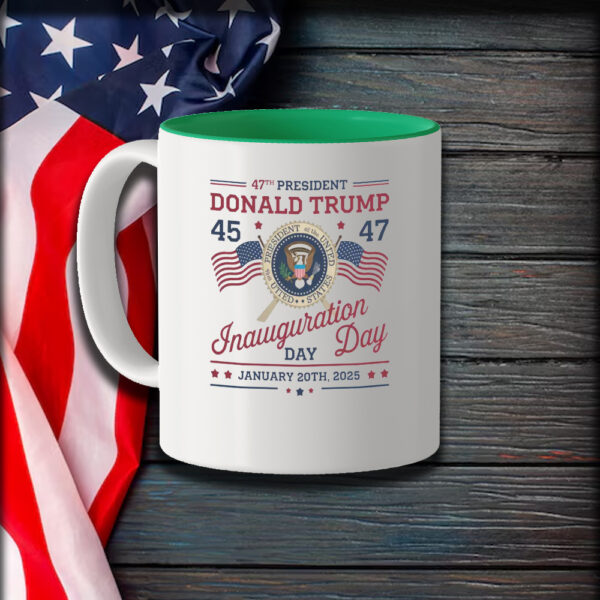 47th US President Inauguration Mug, Donald Trump Inauguration Day 2025 Mug1