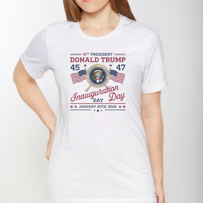 47th US Presidential Inauguration Commemorative T-Shirt: Celebrate Donald Trump's 2025 Inauguration 8 47th US President Inauguration T-Shirt, Donald Trump Inauguration Day 2025 Shirt