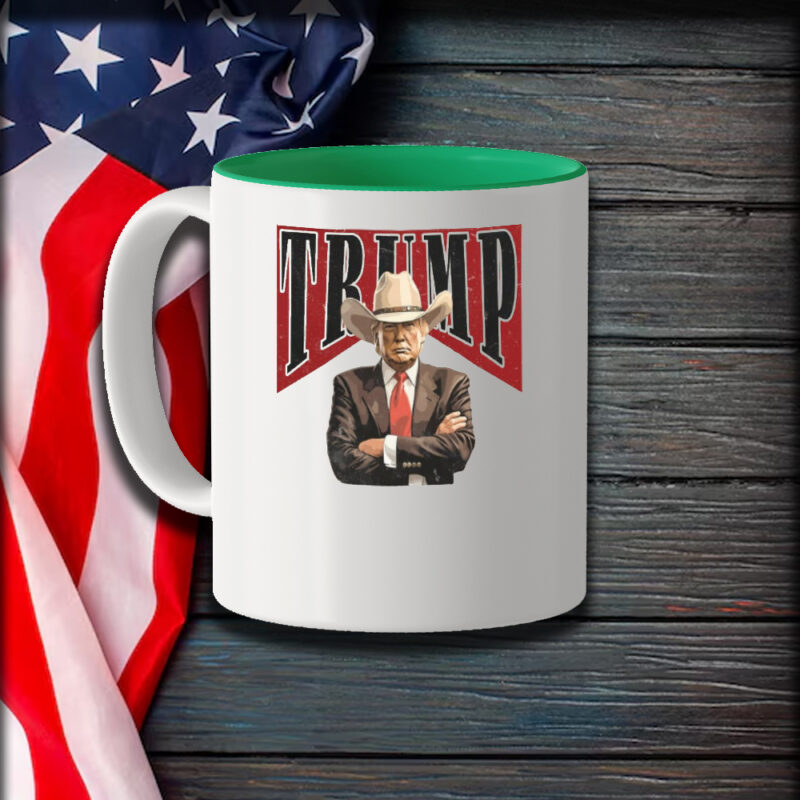 Trump Presidential Cowboy Mug: Show Your Support for the 45th President 9 Cowboy Trump Mug, Trump President Mug1