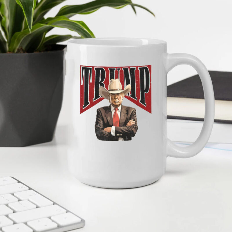 Trump Presidential Cowboy Mug: Show Your Support for the 45th President 10 Cowboy Trump Mug, Trump President Mug2