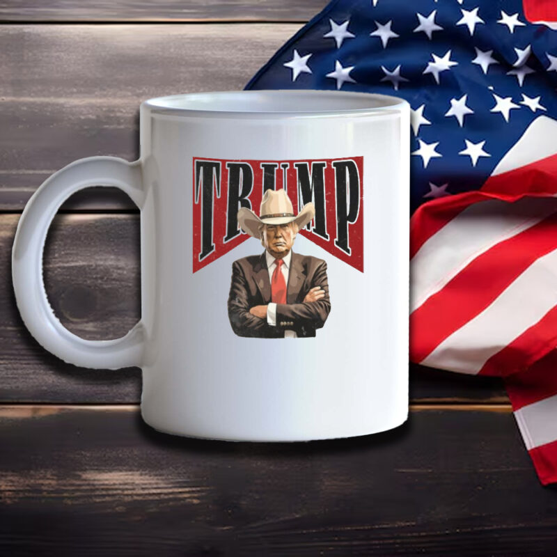 Trump Presidential Cowboy Mug: Show Your Support for the 45th President 11 Cowboy Trump Mug, Trump President Mug3