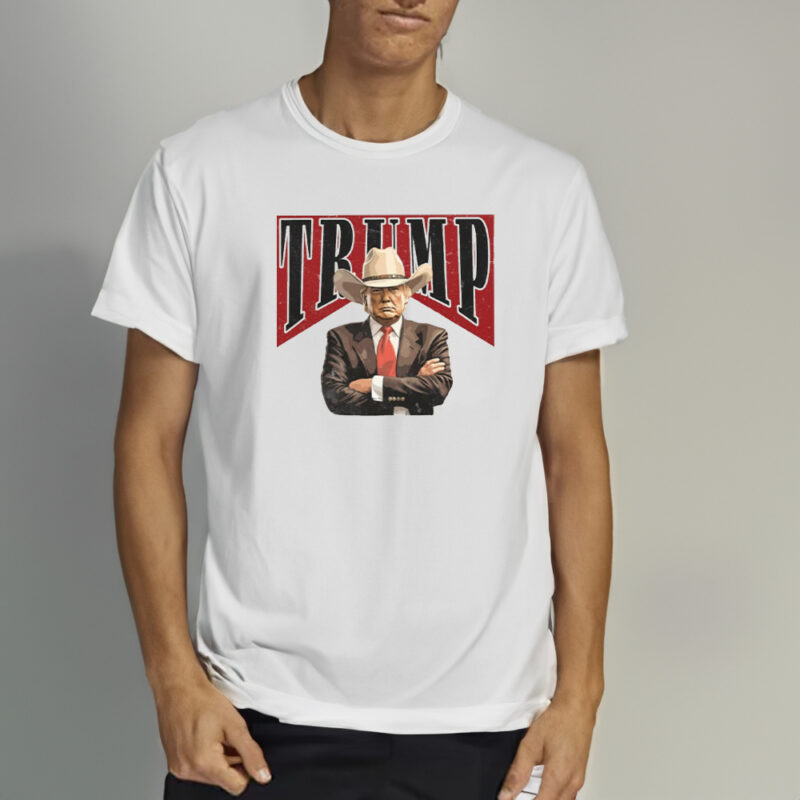 Show Your Patriotism: Cowboy Trump President Shirt 9 Cowboy Trump Shirt, Trump President Shirts1