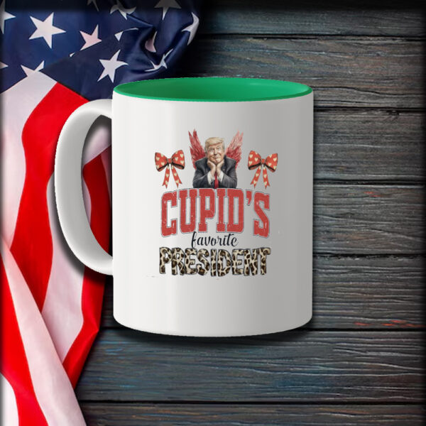 Cupid's Favorite President, Trump Valentine Mug1