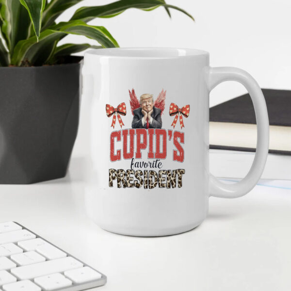 Cupid's Favorite President, Trump Valentine Mug2