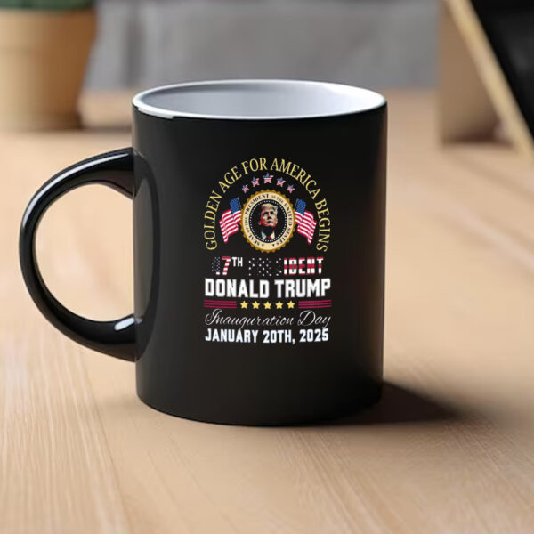 Digital Golden Age For America Begins, Trump 47 President, Trump Inauguration Day, January 20, 2025 Mug1