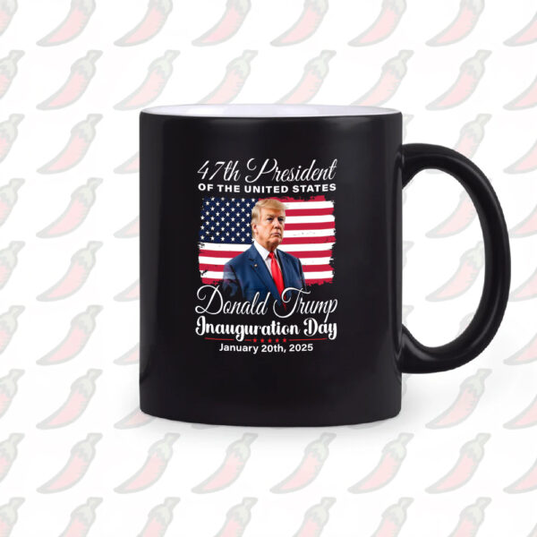 Donald Trump 47th President Inauguration 2025 Supporters Patriotic Mug2