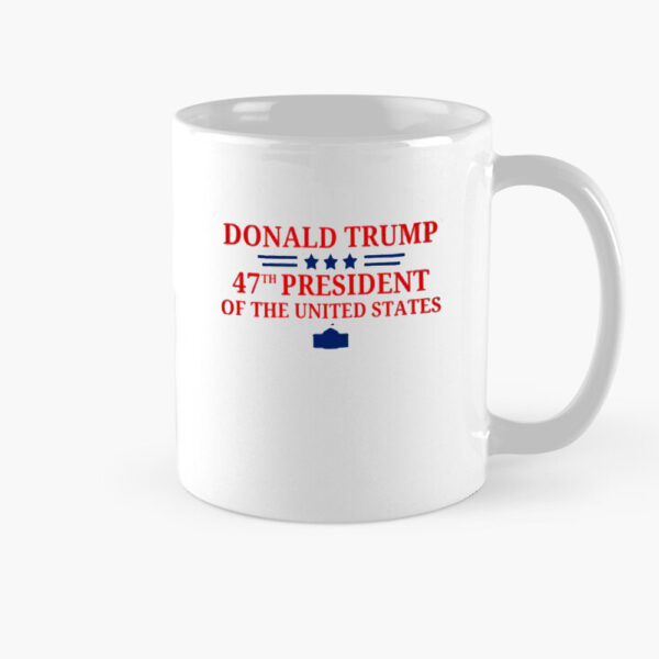 Donald Trump 47th President Of The United States White House Graphic Mug