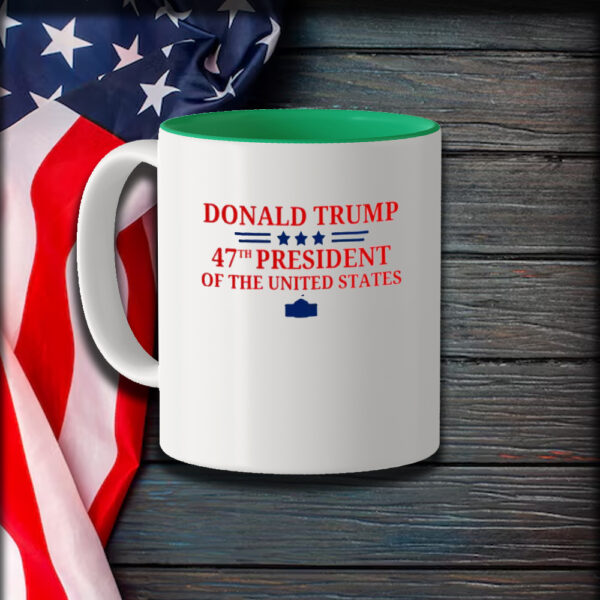 Donald Trump 47th President Of The United States White House Graphic Mug1