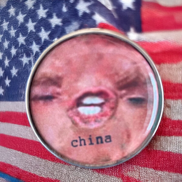 Donald Trump China meme Buttons