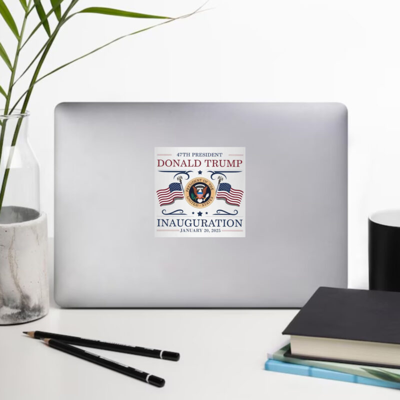 Celebrate the 47th US Presidential Inauguration with the Donald Trump Inauguration 2025 Sticker 10 Donald Trump Inauguration 2025 Sticker, 47th US President Inauguration Sticker2