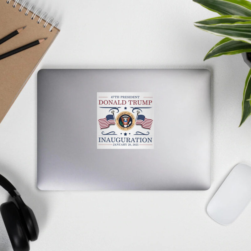 Celebrate the 47th US Presidential Inauguration with the Donald Trump Inauguration 2025 Sticker 11 Donald Trump Inauguration 2025 Sticker, 47th US President Inauguration Sticker3